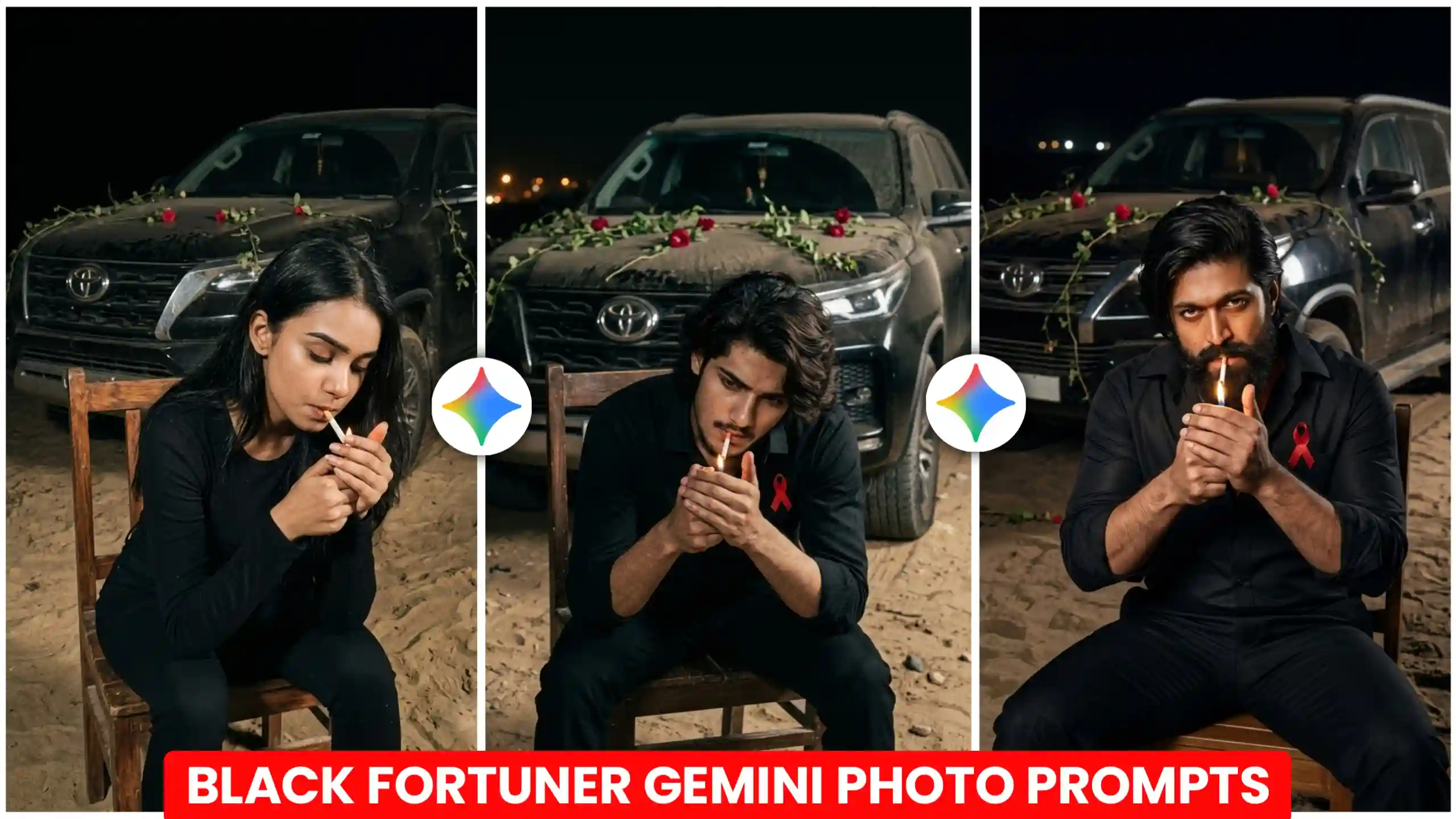 Black Fortuner Attitude AI Photo Editing Prompts