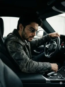 Luxury car boy photo Prompt