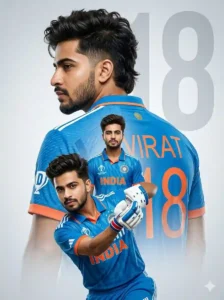 cricket team jersey name ai photo editing prompt