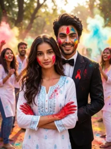 happy holi ai photo editing prompts