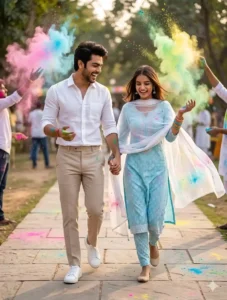 happy holi ai prompt
