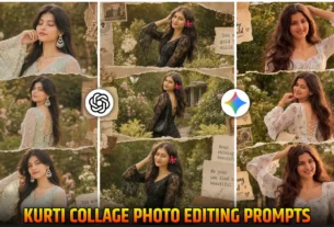 Chatgpt Trending Kurti Girl Collage AI Photo Editing Prompts