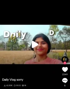Daily Mini vlogs template Capcut