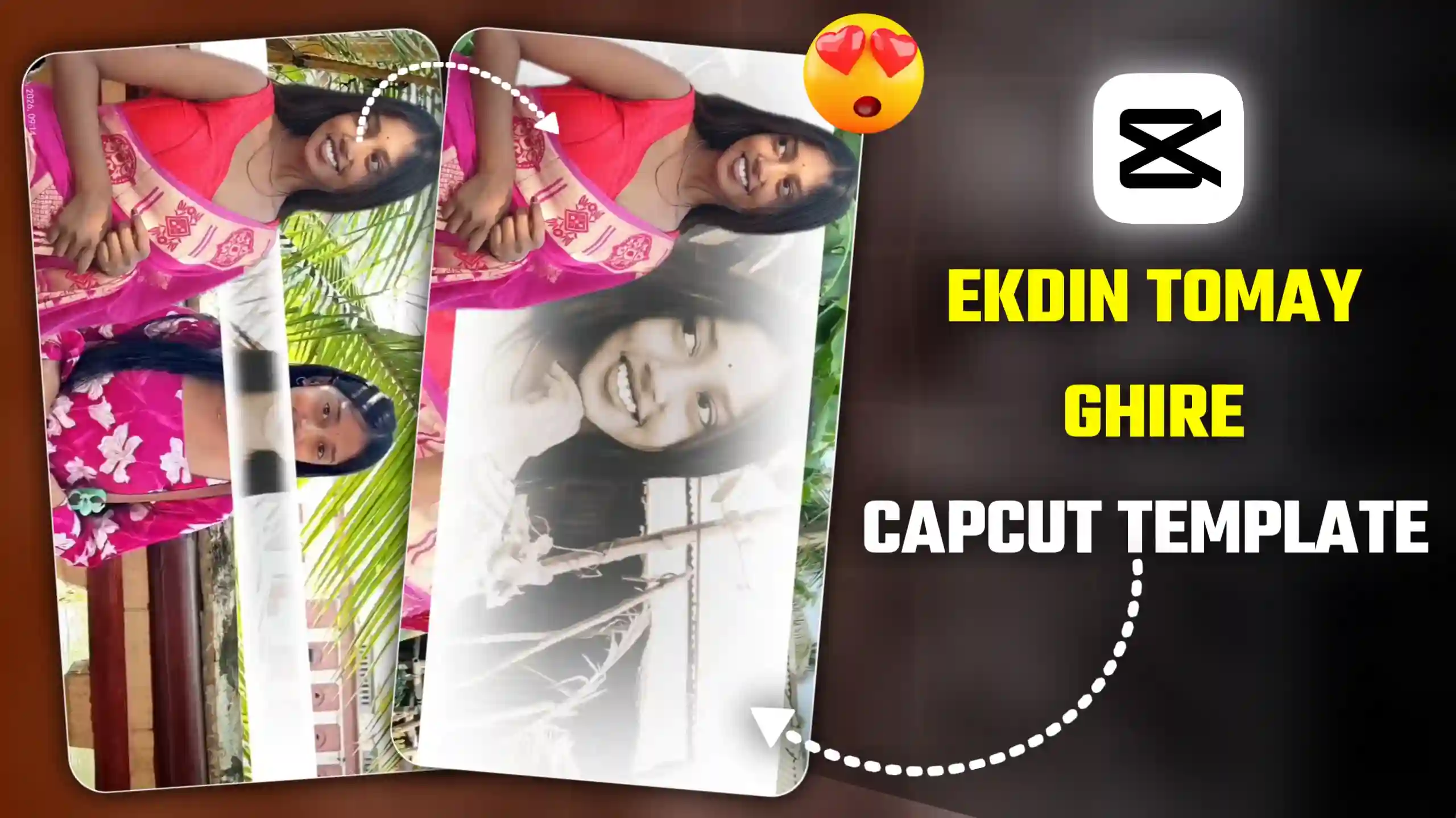 Ekdin Tomay Ghire Capcut Template