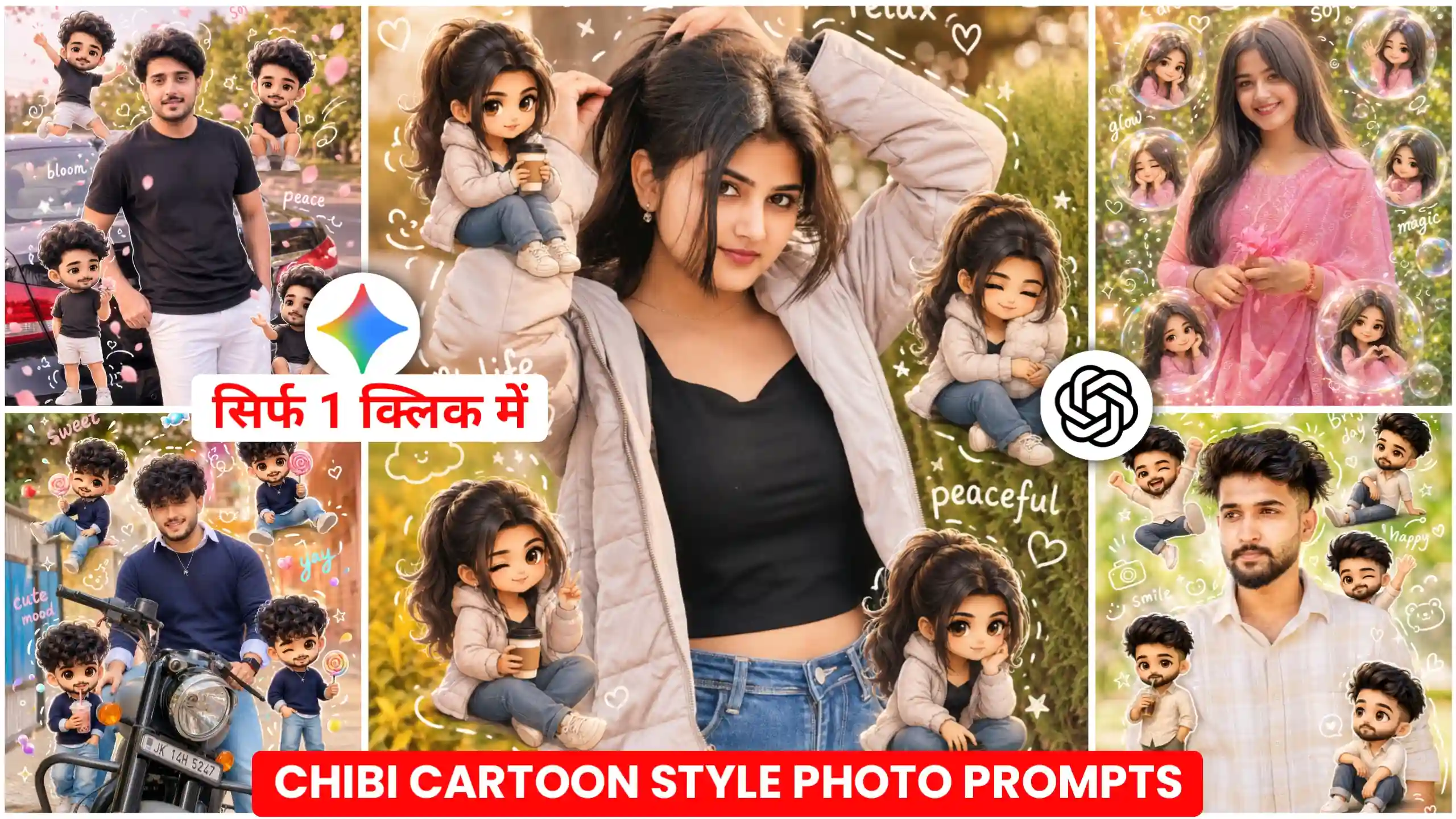 Chibi Cartoon Style Al Photo Editing Chatgpt Prompts