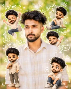 Chibi cartoon ai photo editing