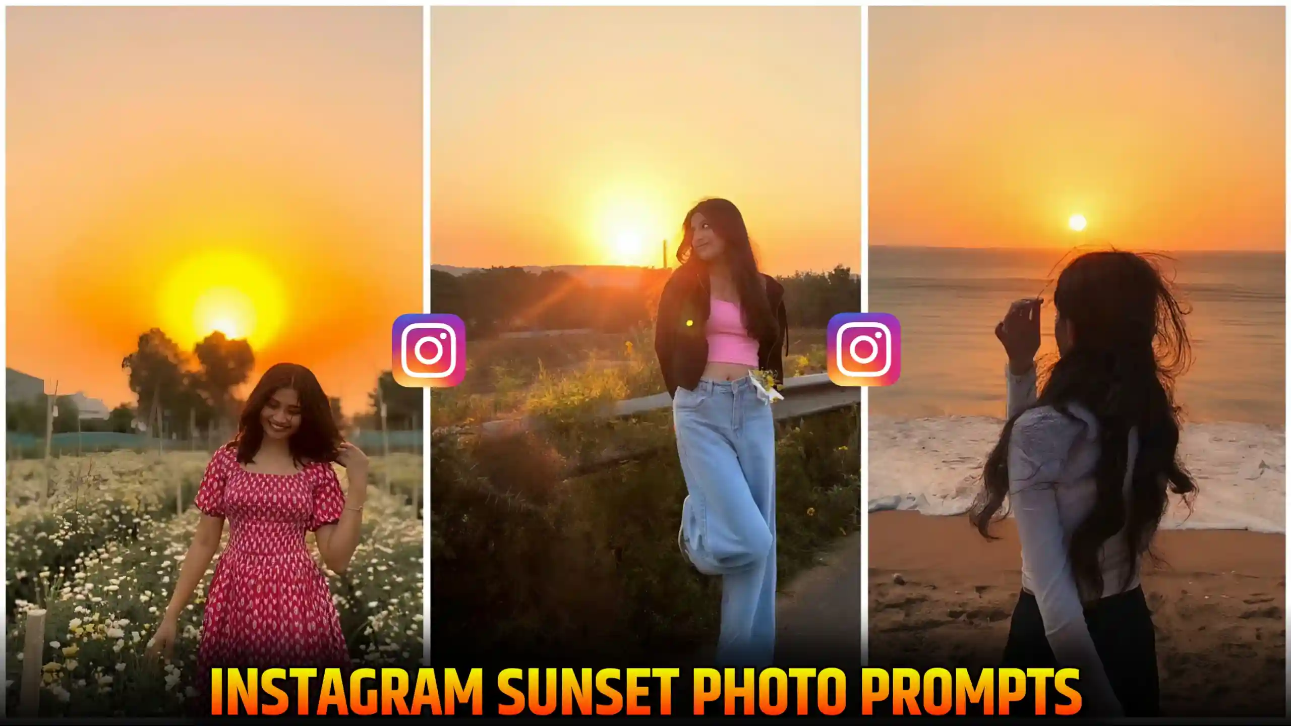 Instagram Cinematic Sunset Photo Editing Prompts