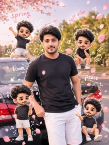 chibi art style photo editing