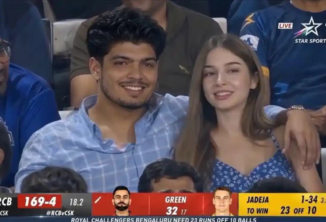 Cricket Stadium Couple AI Video Editing Prompts photo example