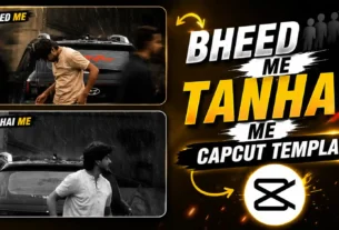 Bheed Mein Tanhai Mein Capcut Template