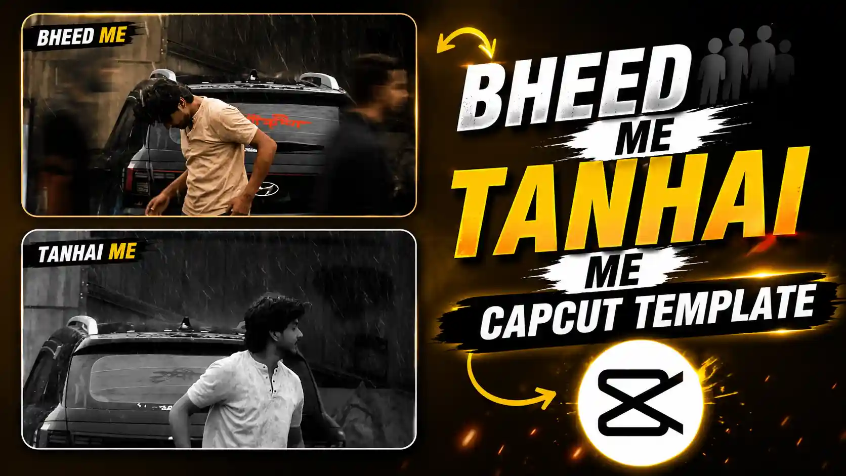 Bheed Mein Tanhai Mein Capcut Template