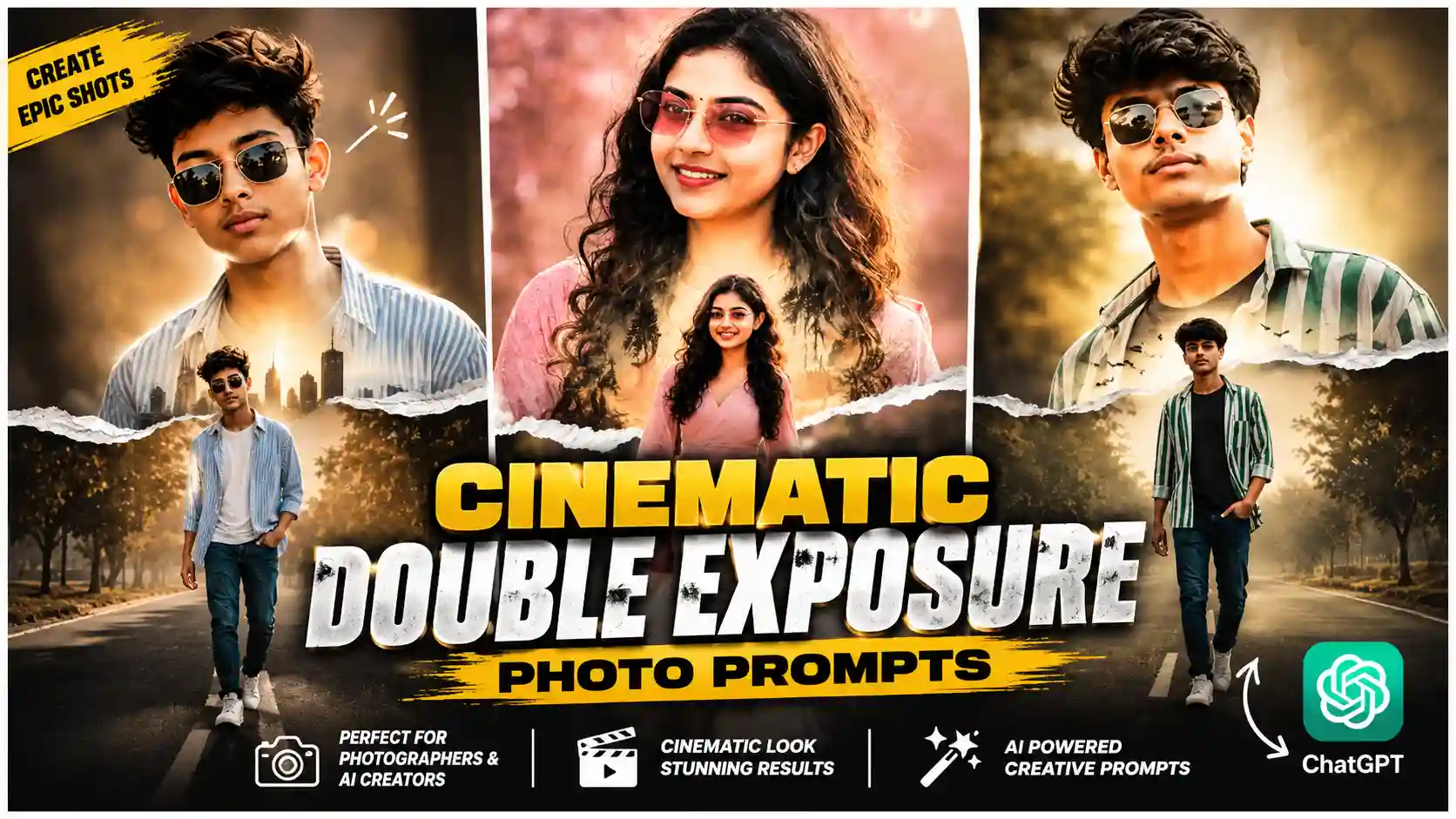 Cinemetic Double Exposure Photo Editing