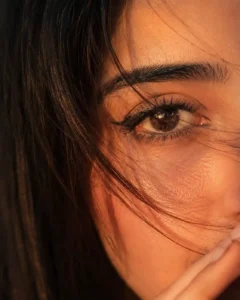 Girl eyes photo editing