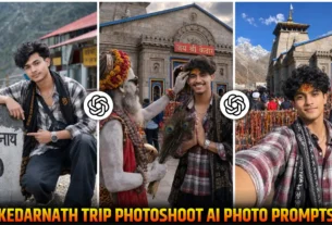 Kedarnath Trip Photoshoot Ai Photo Editing Prompts
