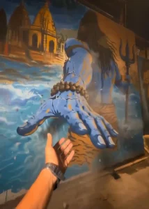 Shiva Handshake photo editing