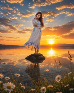 Sunset photo editing