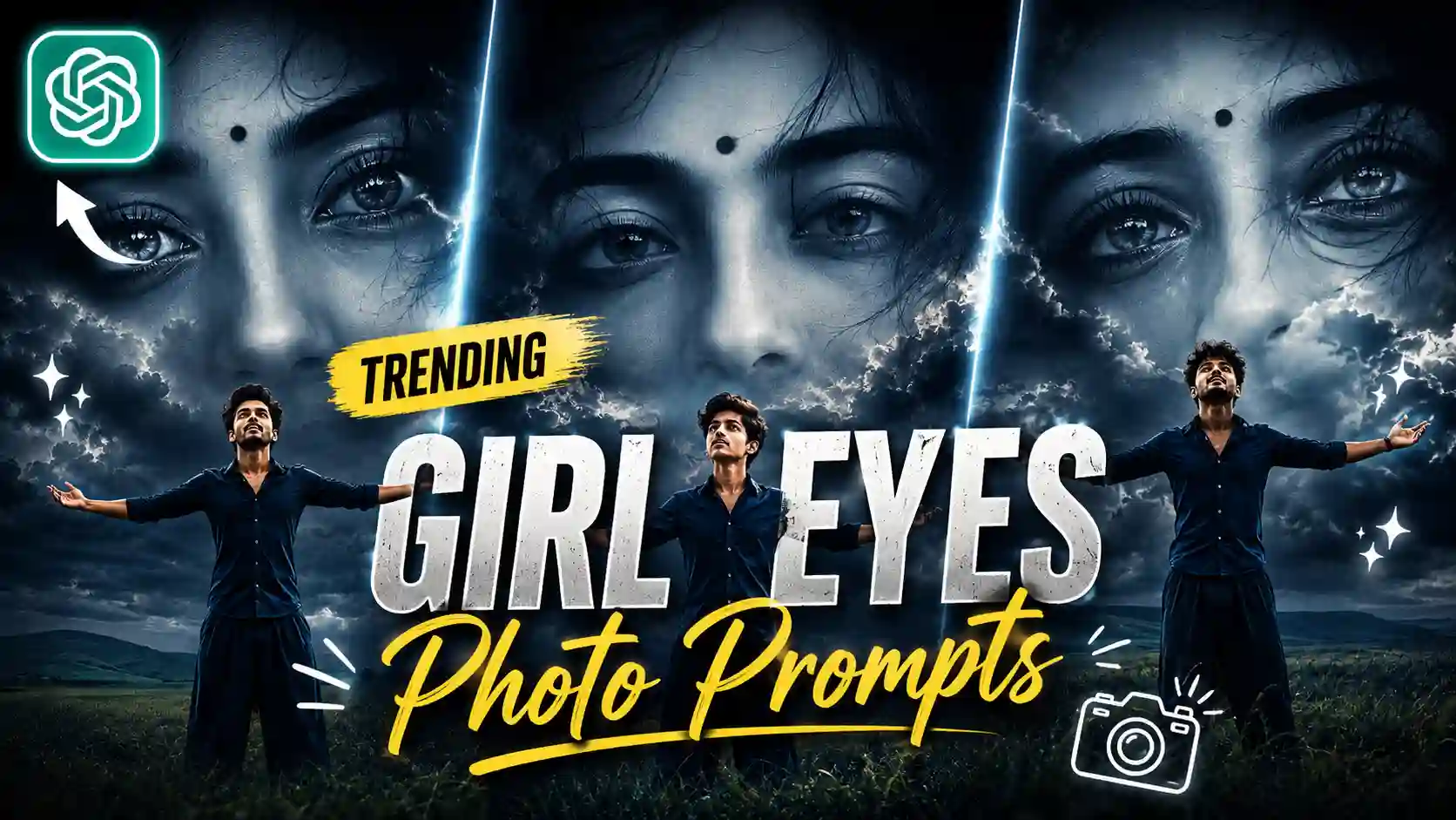 Trending Girl Eyes AI Photo Editing Prompts