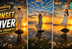 Viral Sunset River Photo Editing Prompts