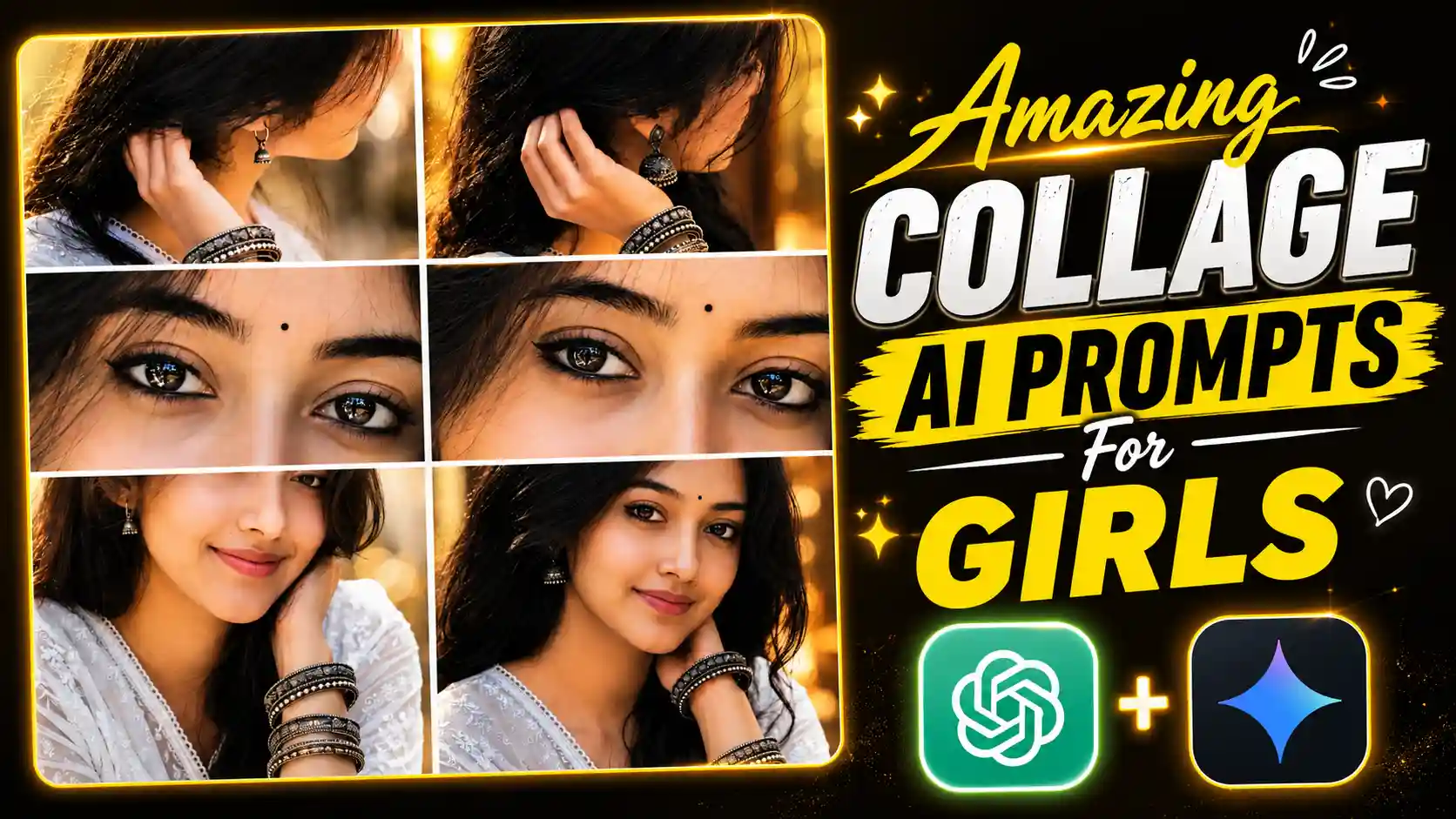 Cinemetic Collage Prompts For Girls