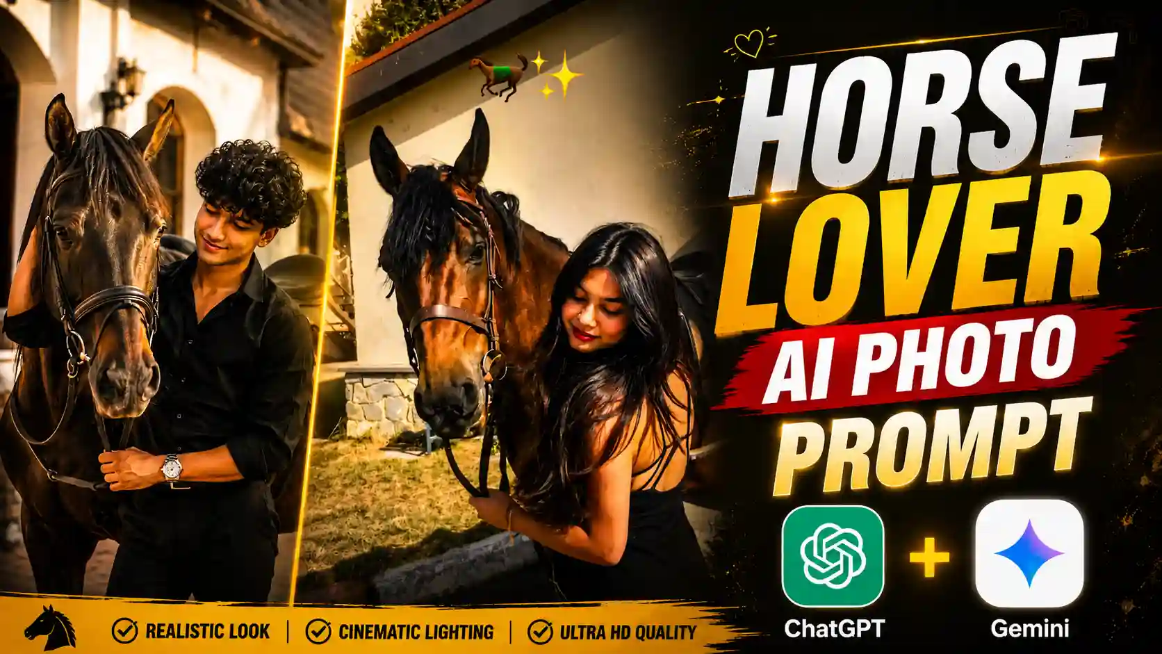 Instagram Horse Photo Editing Prompt