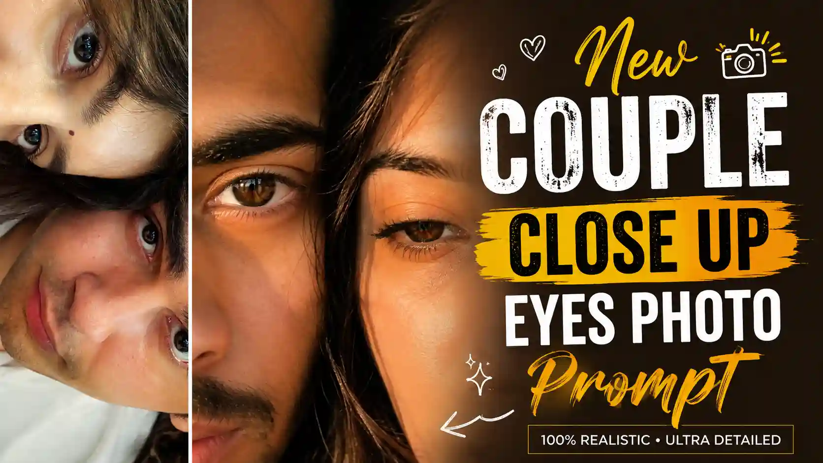 Cinemetic Closeup eyes photo editing