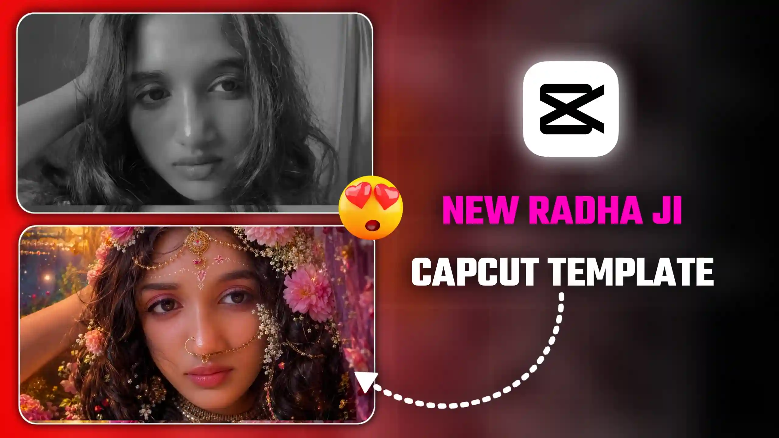 Instagram Radha ji Capcut Template
