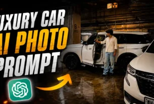 Luxury Car AI Photo Editing Prompt