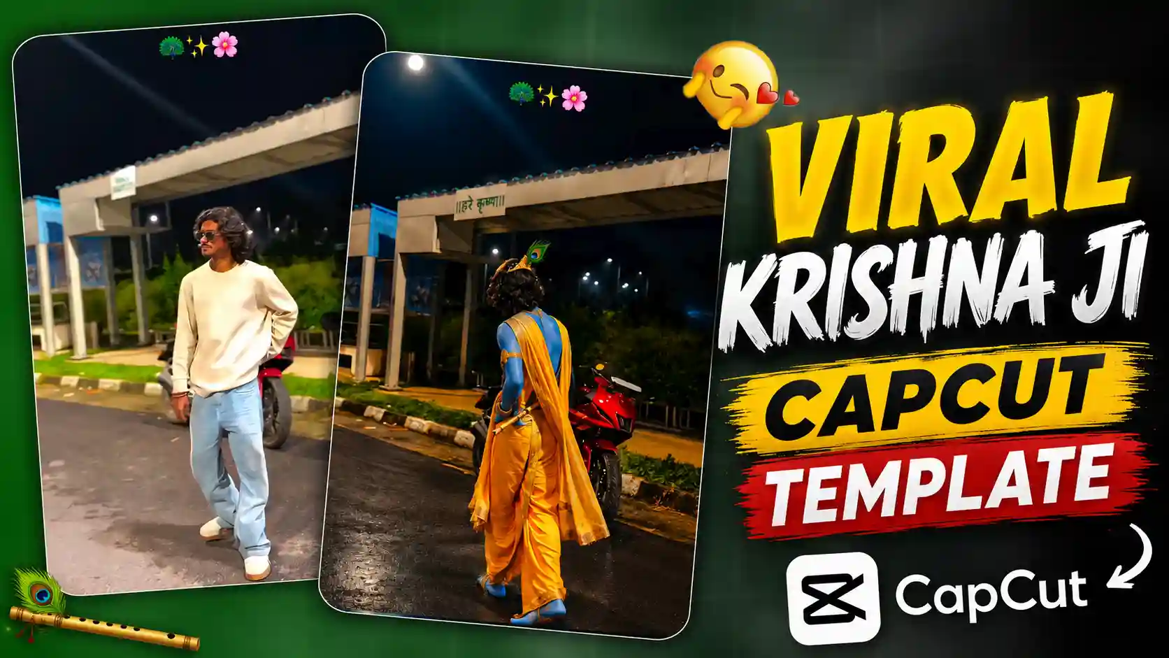 Tending Krishna Reels Editing Capcut Template