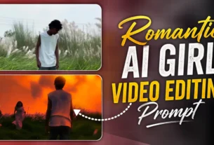 AI Girl Romantic AI Video Editing Prompt