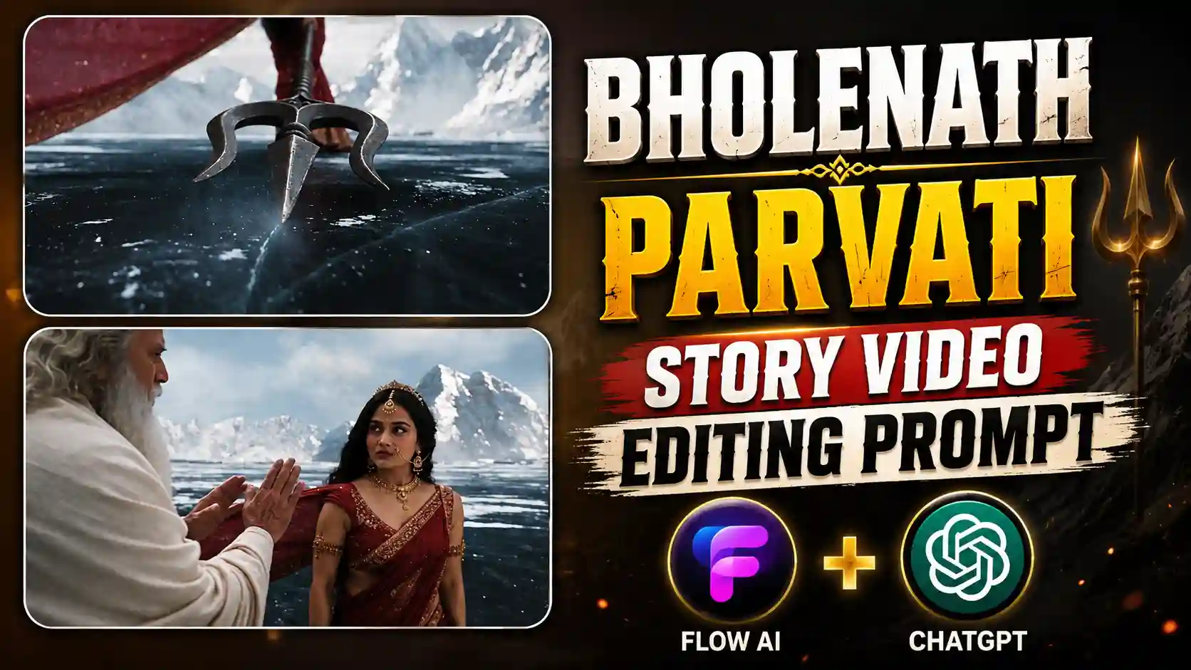 Bholenath Parvati AI Video Editing Prompt