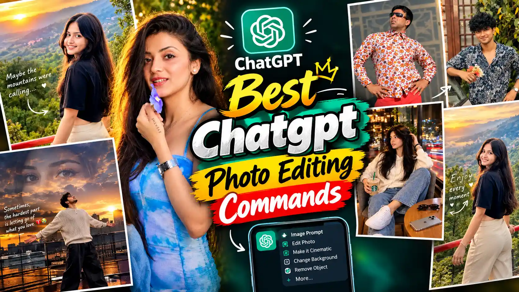 ChatGPT Photo Editing Commands