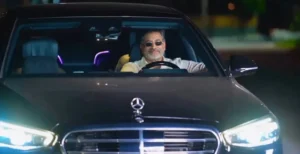 Mercedes car Driving reference video
