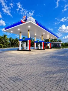 Petrol pump background photo