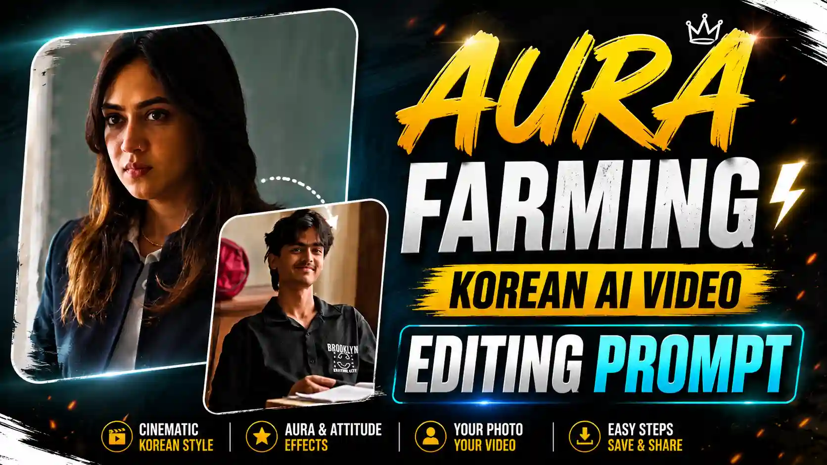 Aura Farming Korean Ai Video Editing Prompt