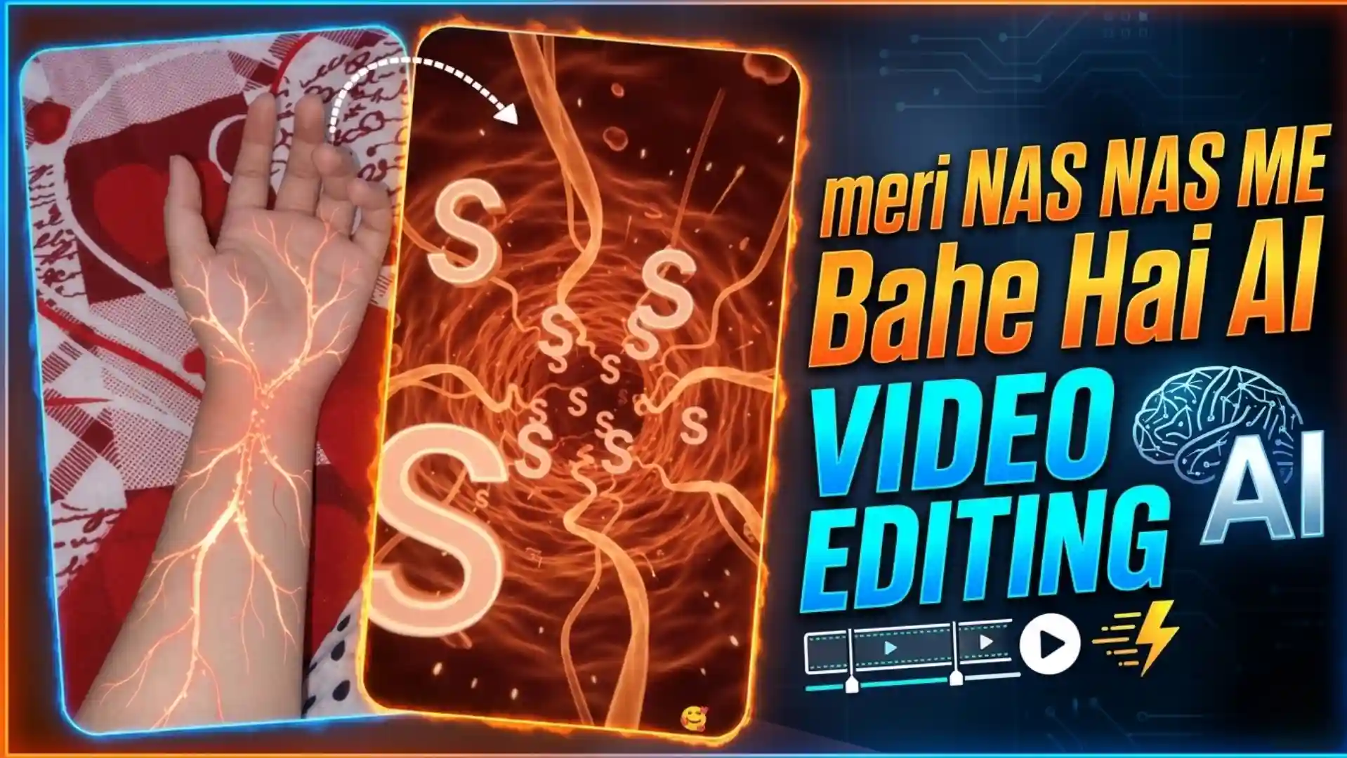 Meri Nas Nas Me Bahe Hai AI Video Editing
