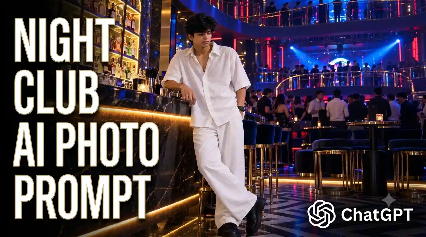 Night Club AI Portrait Photo Editing